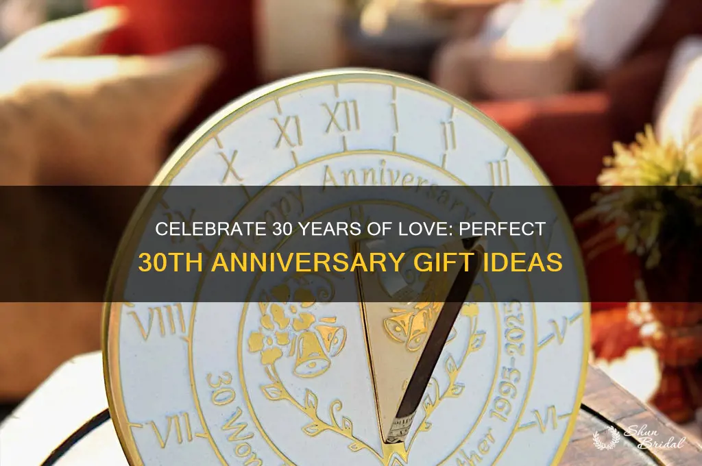 what gift is 30th wedding anniversary