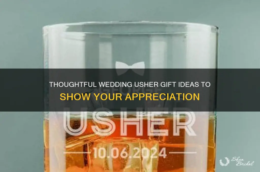 what gift should you get your wedding ushers