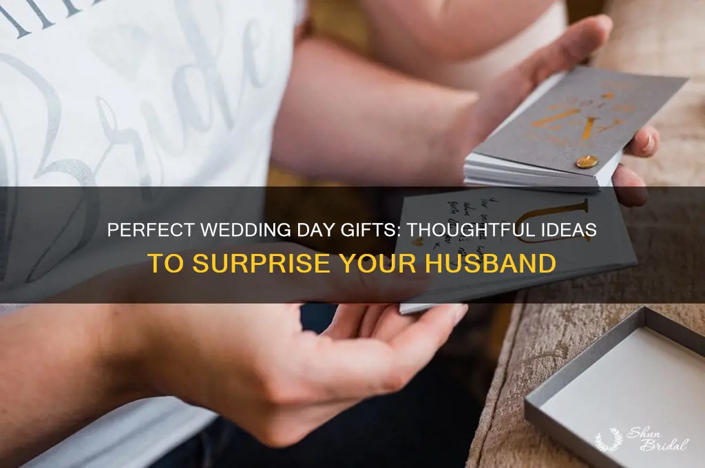 what gift to give husband on wedding day