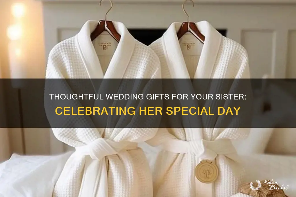 what gift to give to sister on her wedding
