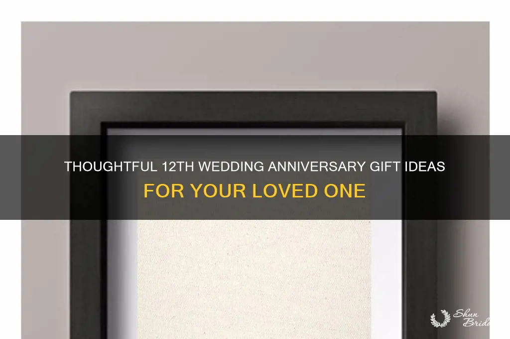 what gifts should be purchased for 12th wedding annivesary