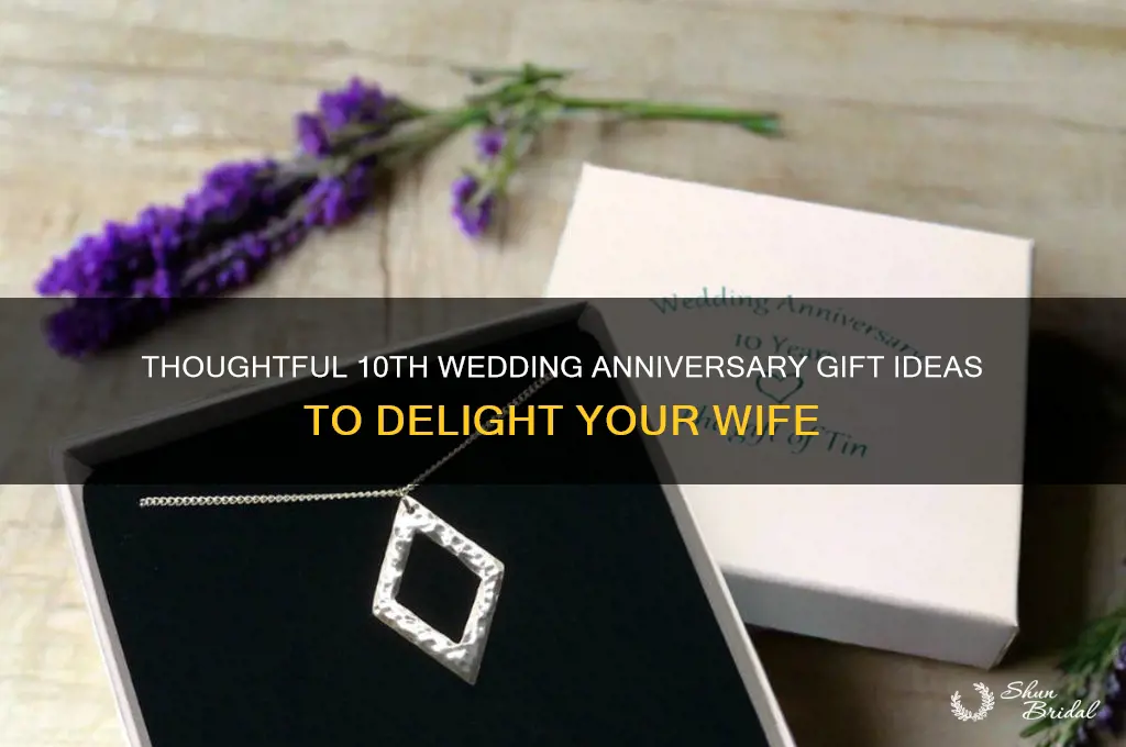what gifts to give for 10th wedding anniversary for wife