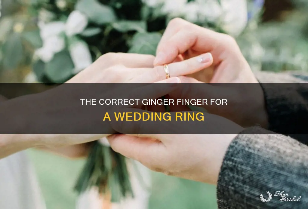 what ginger does a wedding ring go on