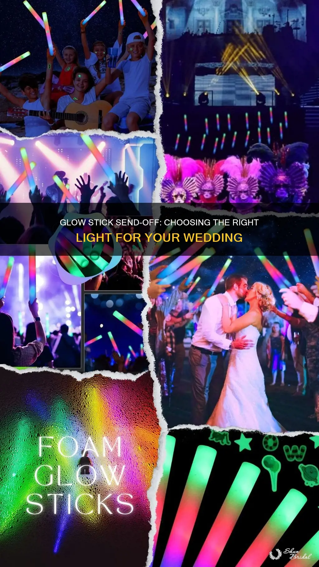 what glow stick I should use for wedding send off