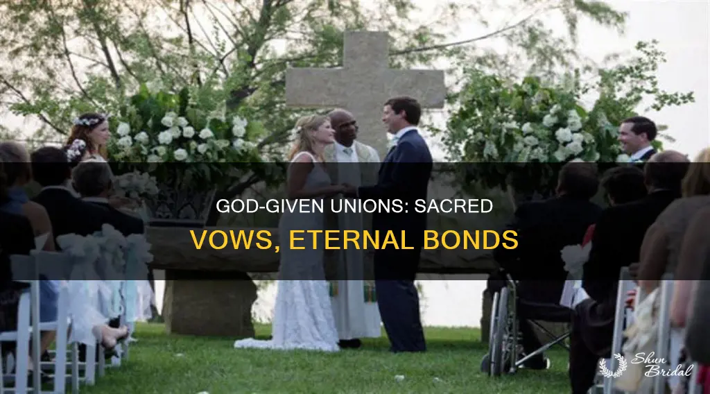 what god has put together let no man wedding vows