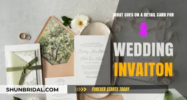 Essential Details for Your Wedding Invitation: Crafting the Perfect Card