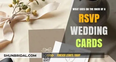 Essential Details to Include on Your Wedding RSVP Card Back