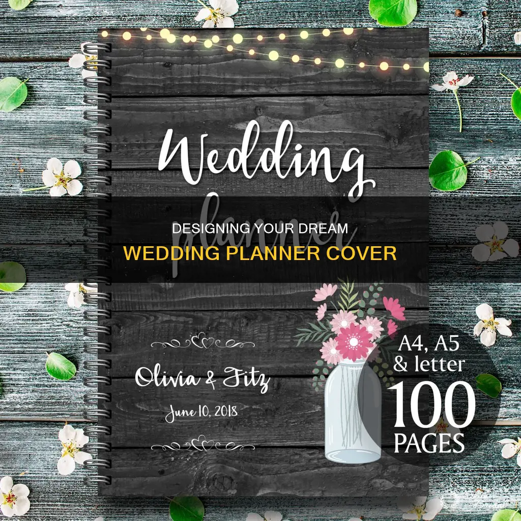 what goes on the cover of a wedding planner