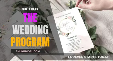 Wedding Program: What to Include and Why