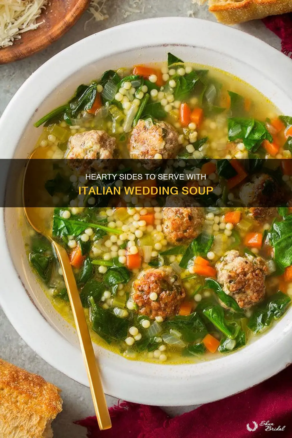 what goes with italian wedding soup