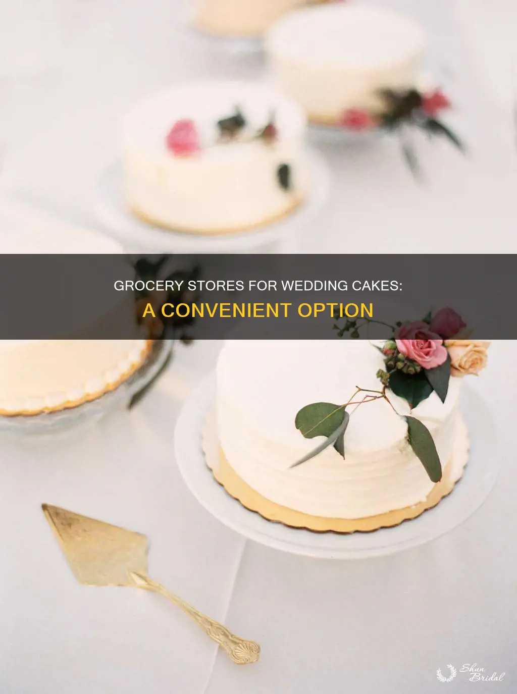 what grocery stores do wedding cakes