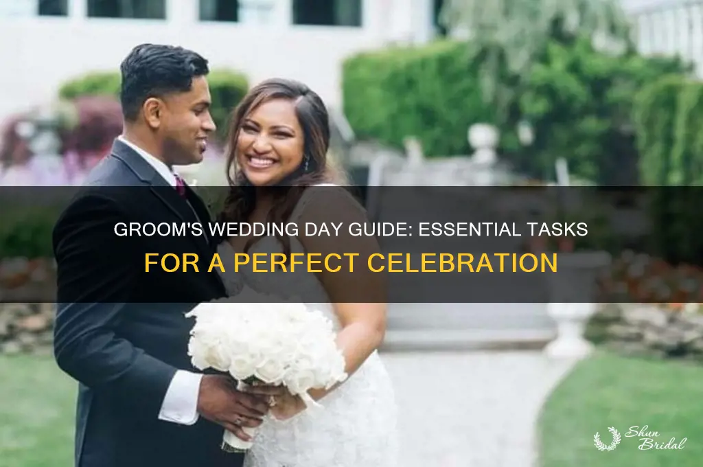 what groom should do on wedding day