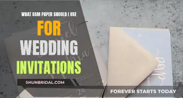 Choosing the Perfect Paper Weight for Your Wedding Invites