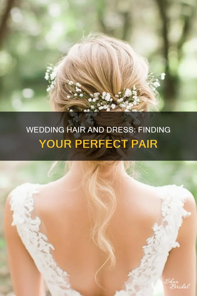 what hair to wear with what wedding dress