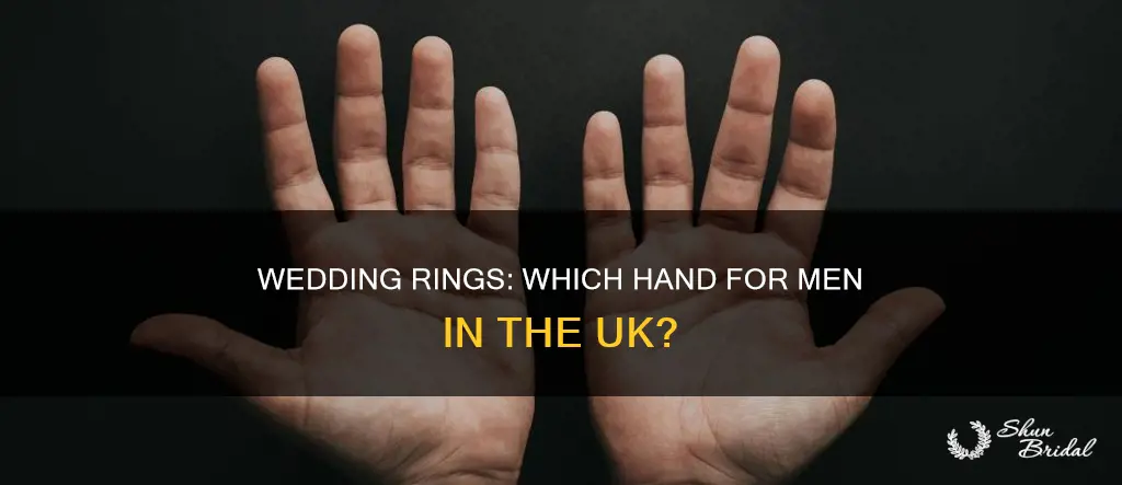 what hand do mens wedding rings go on uk