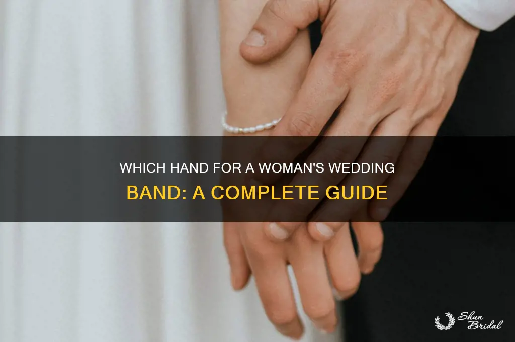 what hand does a woman wedding band go on