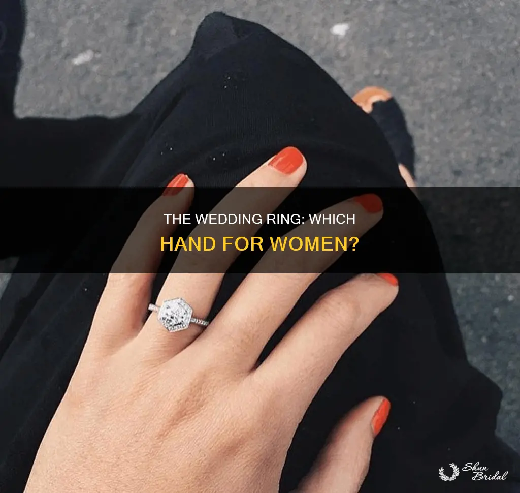 what hand does wedding ring go on woman