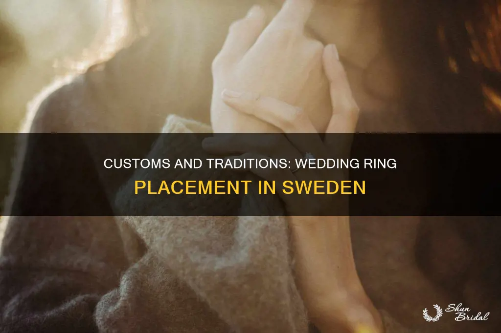 what hand is the wedding ring worn on in sweden