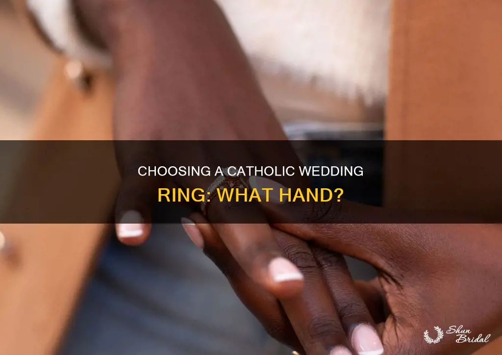 what hand wedding ring catholic