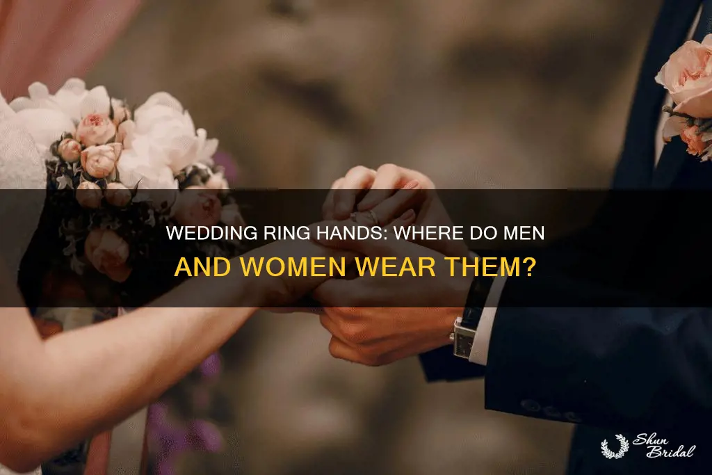 what hand wedding ring usa men women