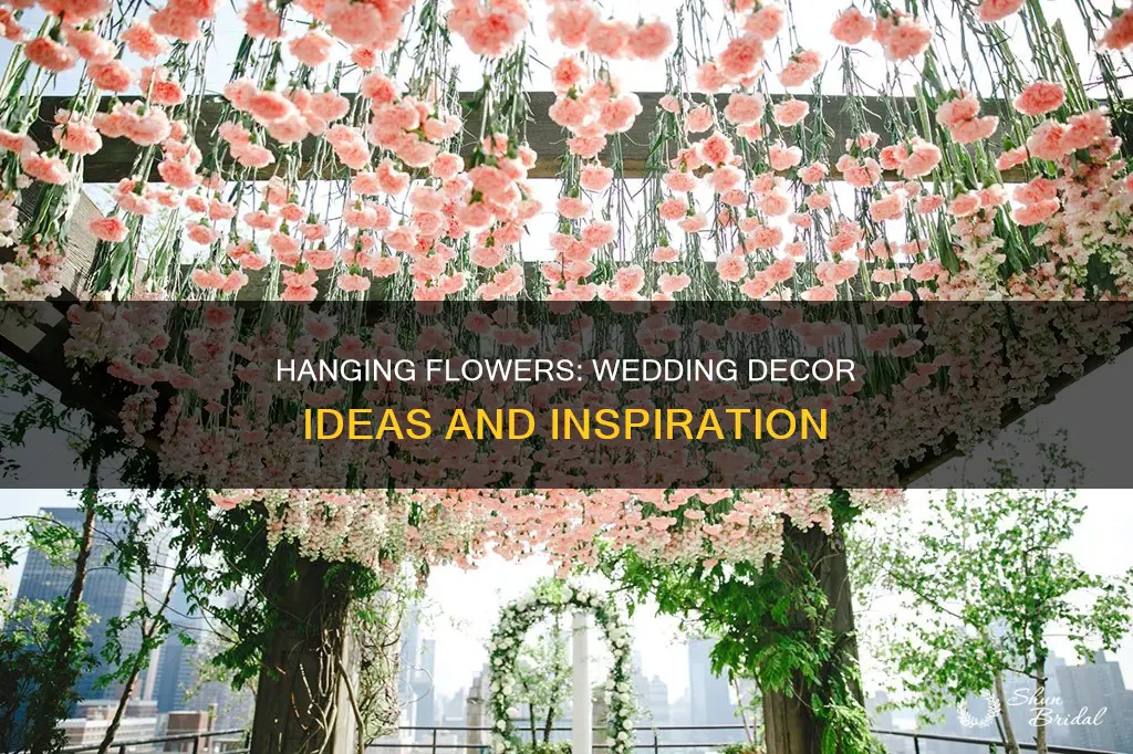 what hanging flowers are used in weddings