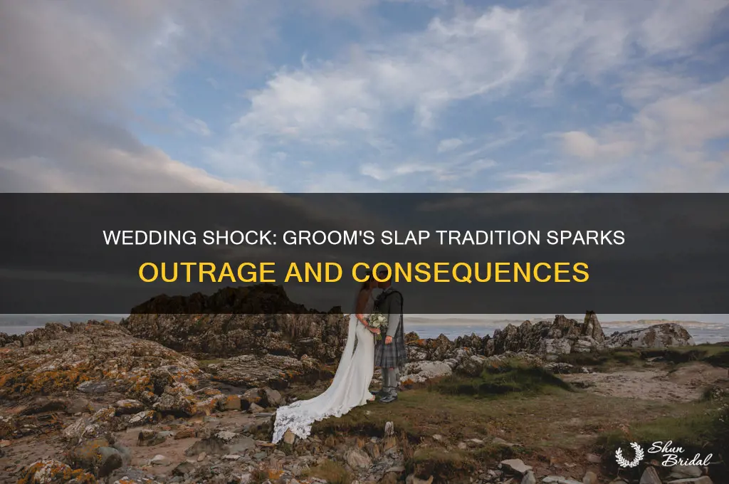 what happened after groom slaps bride on wedding day tradition