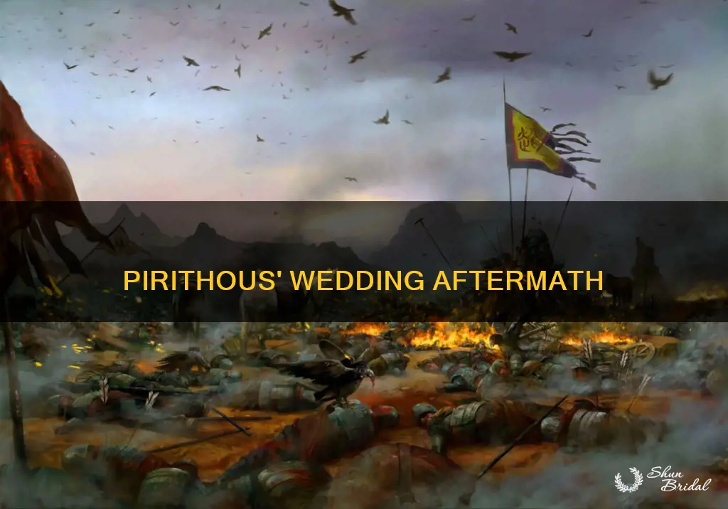 what happened after the battle of pirithous wedding