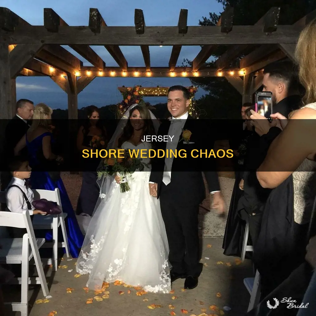 what happened at jersey shore wedding