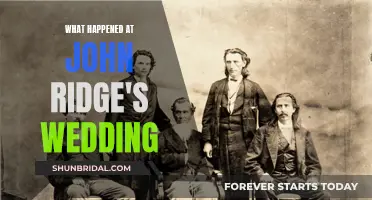 John Ridge's Wedding: A Fateful Day