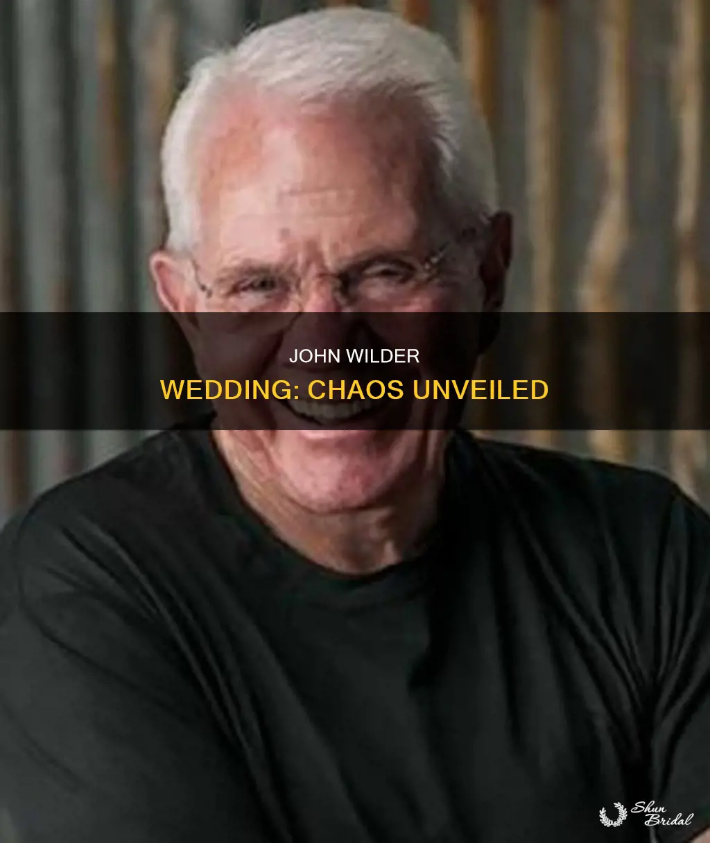 what happened at john wilder wedding