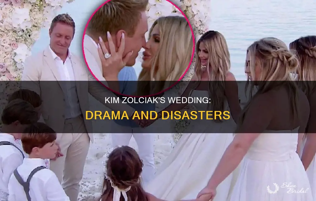 what happened at kim zolciak wedding