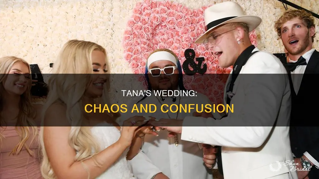 what happened at tanas wedding