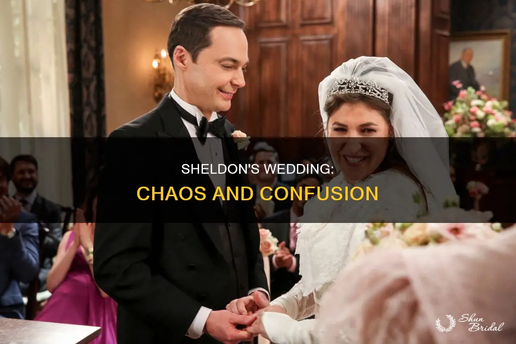 what happened at the end of sheldens wedding