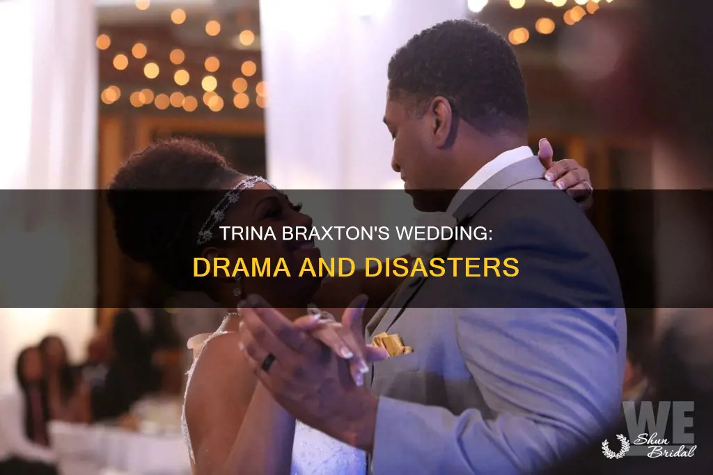 what happened at trina braxton wedding