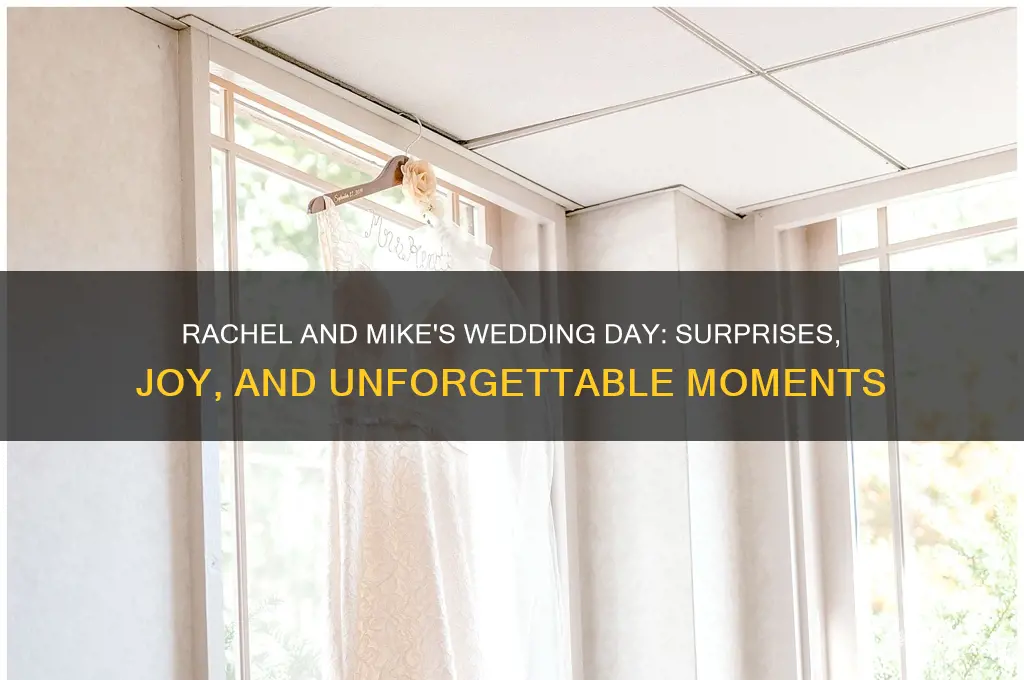 what happened on rachel and mikes wedding day