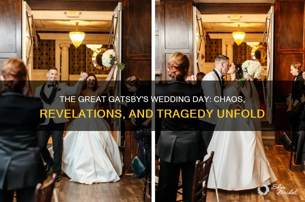 what happened the day of the wedding great gatsby
