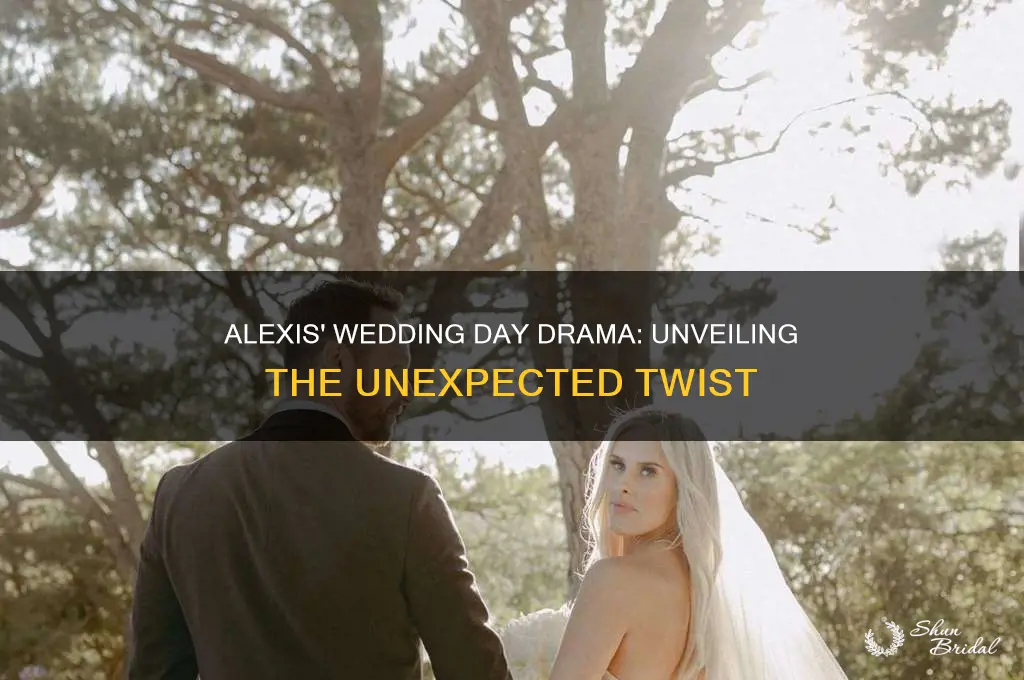 what happened to alexis on her wedding day