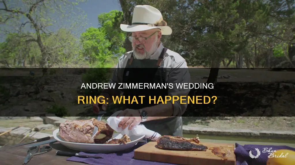 what happened to andrew zimmerman wedding ring