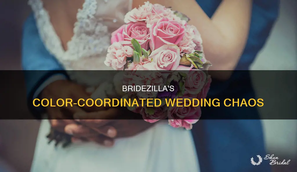 what happened to bridezilla with color coordinated wedding