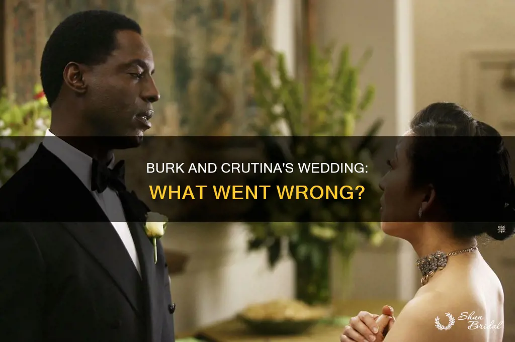 what happened to burk and crutina wedding