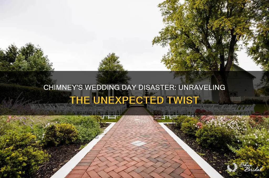 what happened to chimney on his wedding day