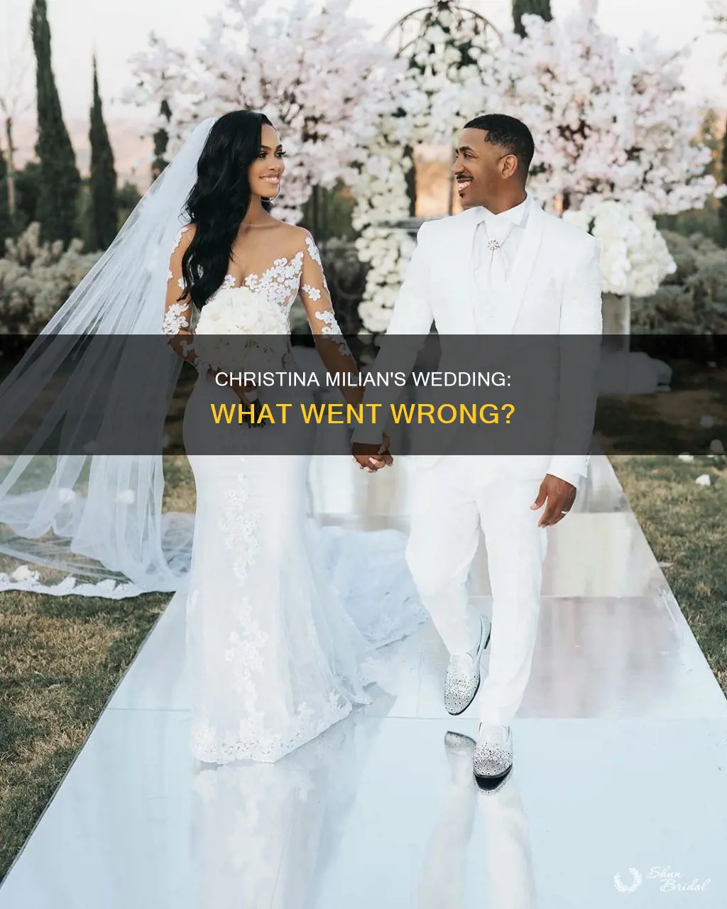 what happened to christina milian wedding