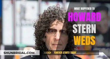 Stern's Wedding Woes