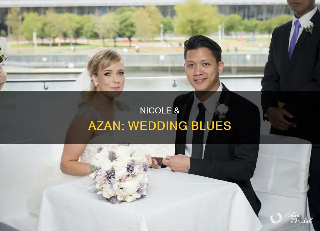 what happened to nicole and azan wedding