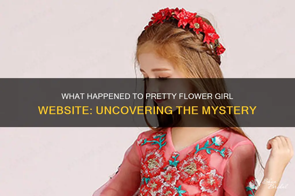 what happened to pretty flower girl website