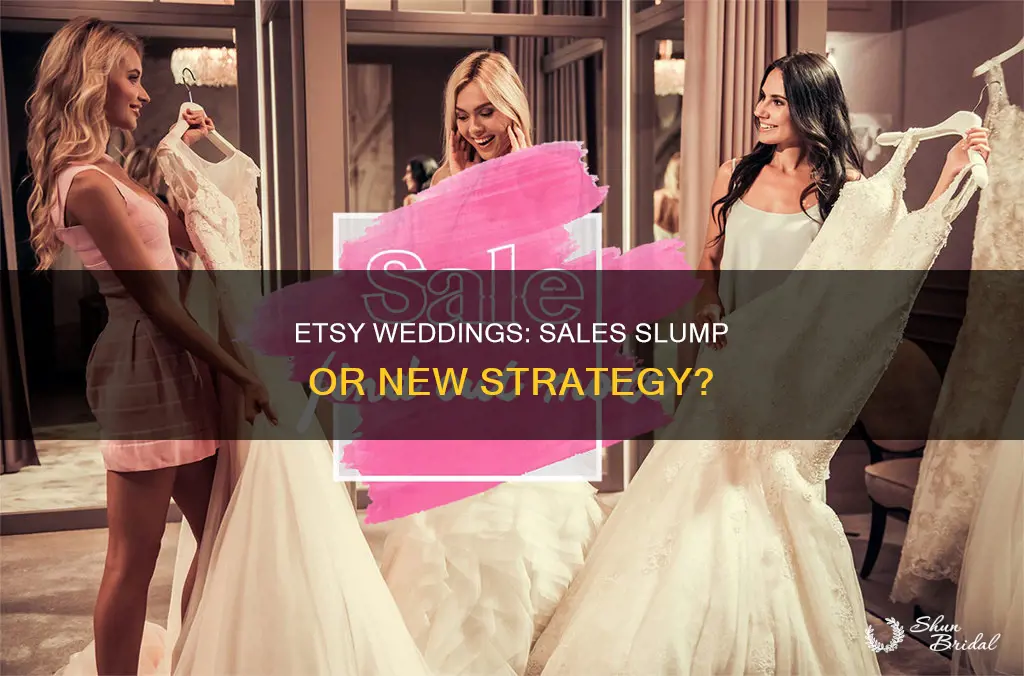 what happened to sales on etsy wedding