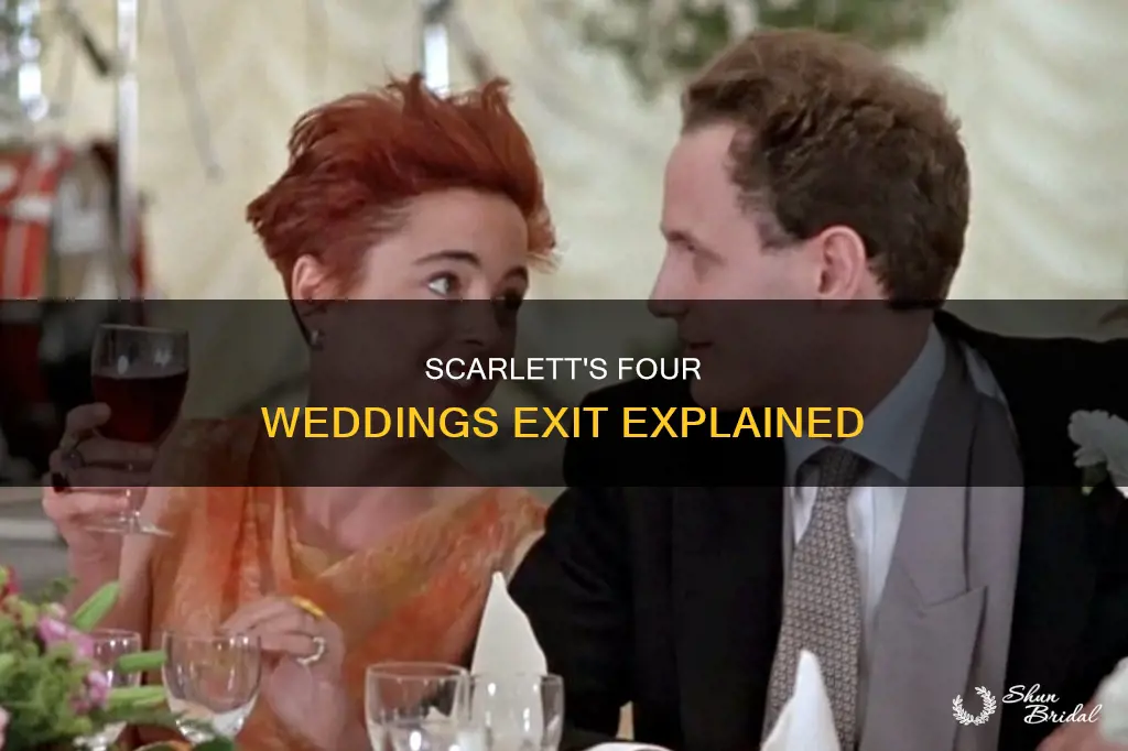 what happened to scarlett from four weddings and a funeral