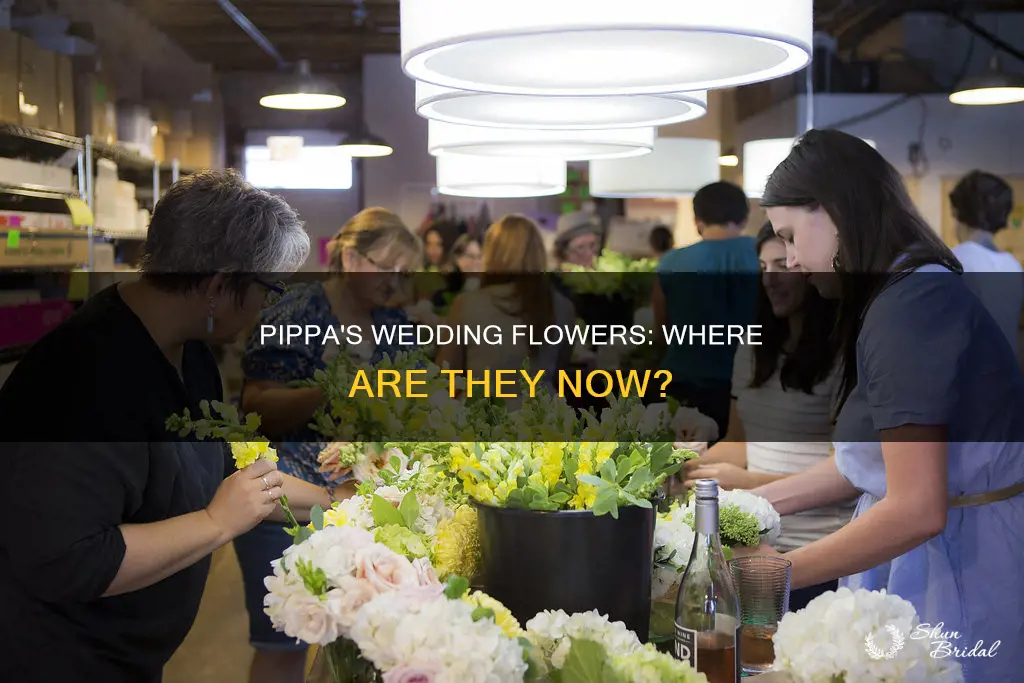 what happened to the flowers after pippas wedding