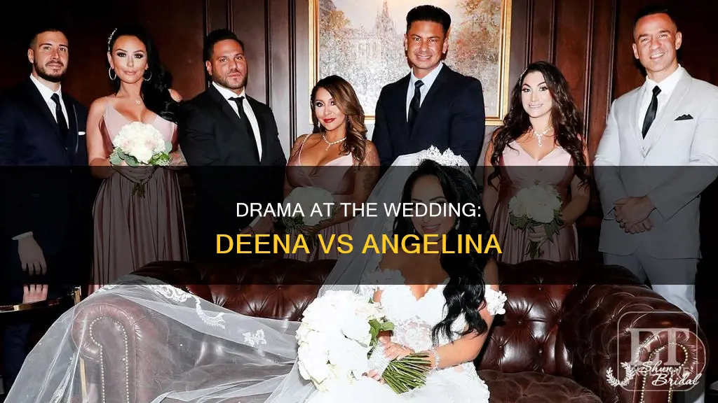 what happened with deena and angelina at the wedding