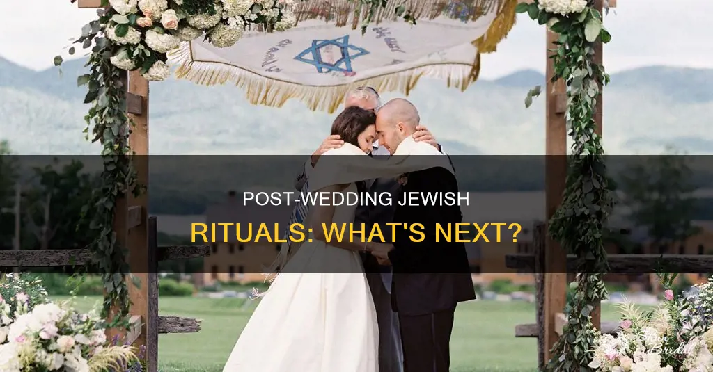 what happens after a jewish wedding